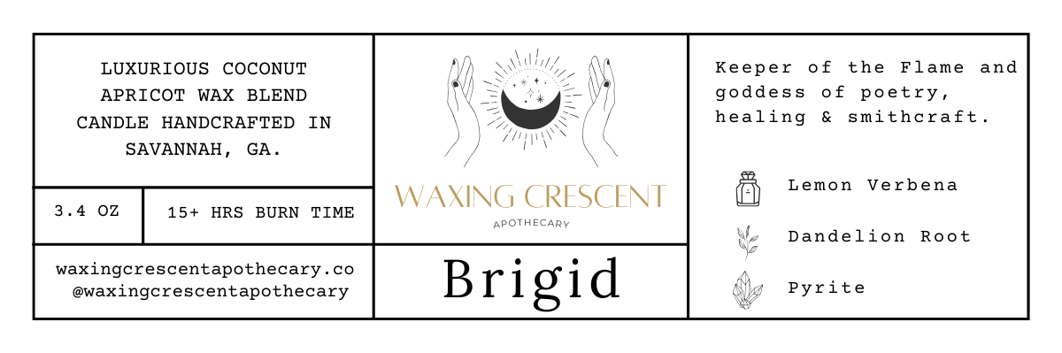 Brigid Mini Candle