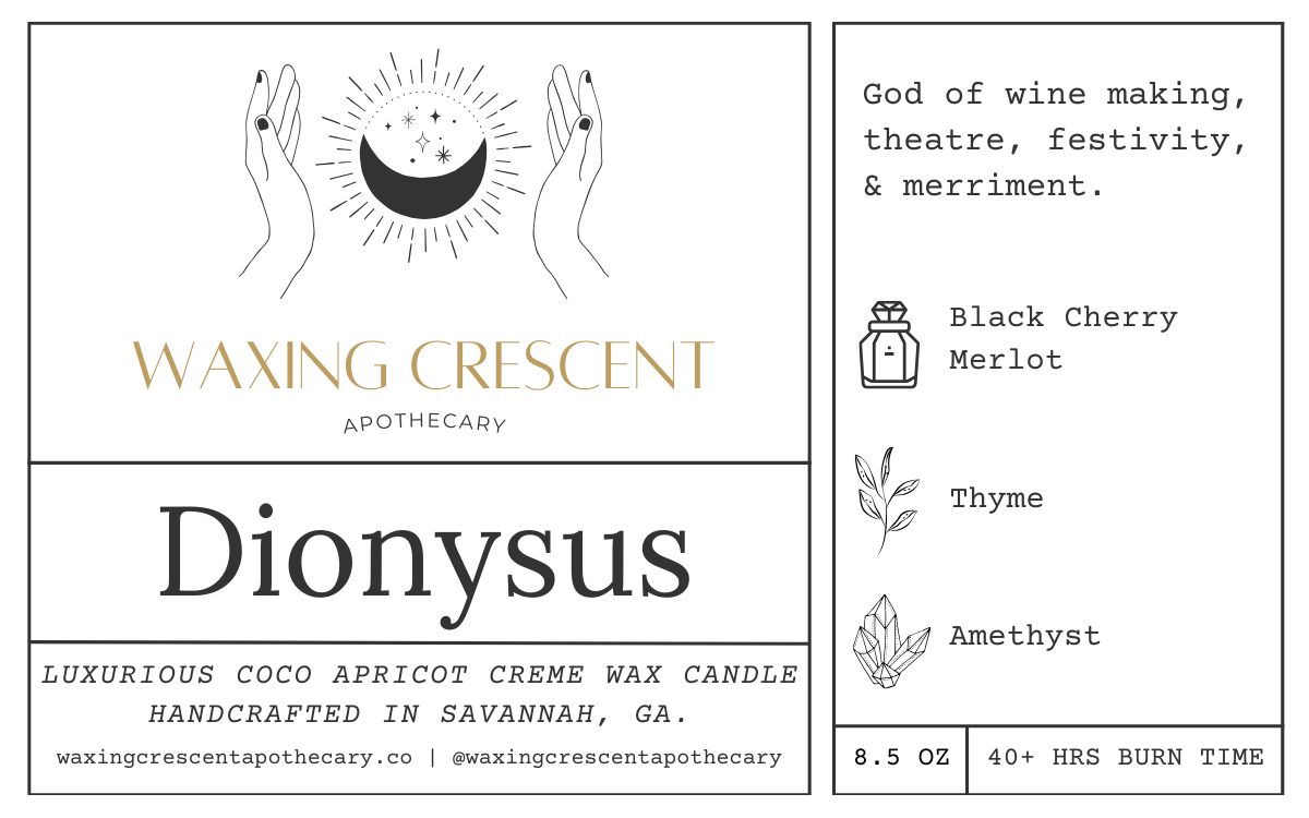Dionysus Candle