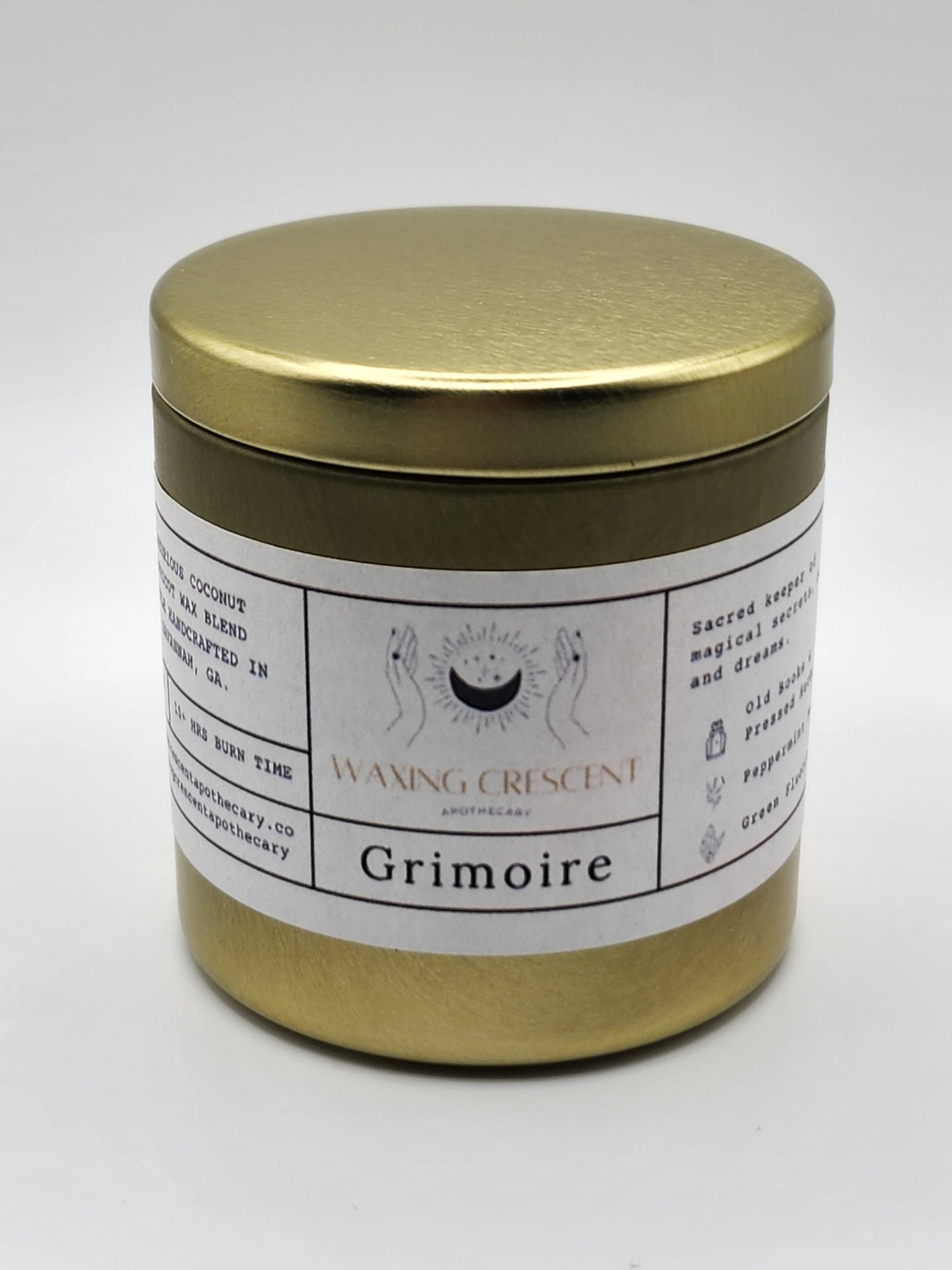 Grimoire Mini Candle