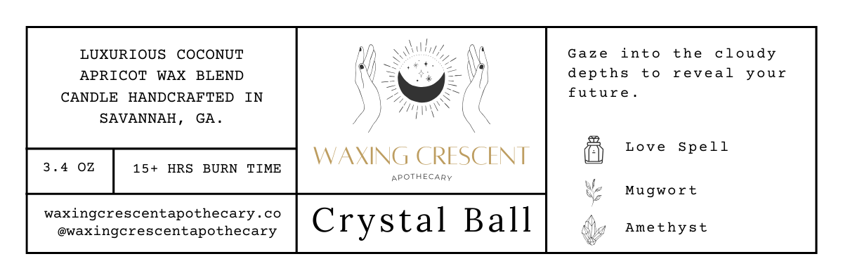 Crystal Ball Mini Candle