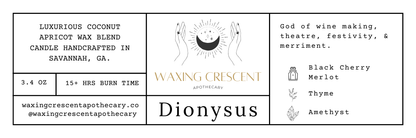 Dionysus Mini Candle