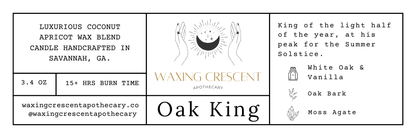 Oak King Mini Candle