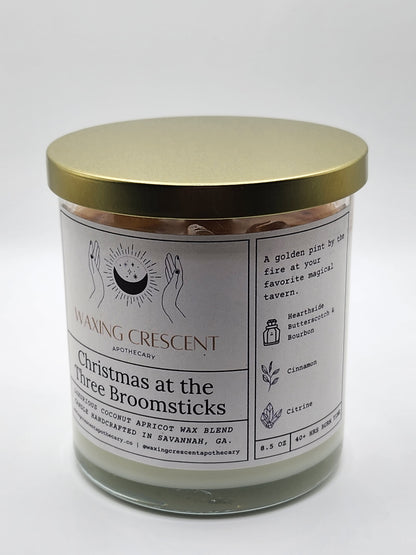 Christmas at the Three Broomsticks Candle