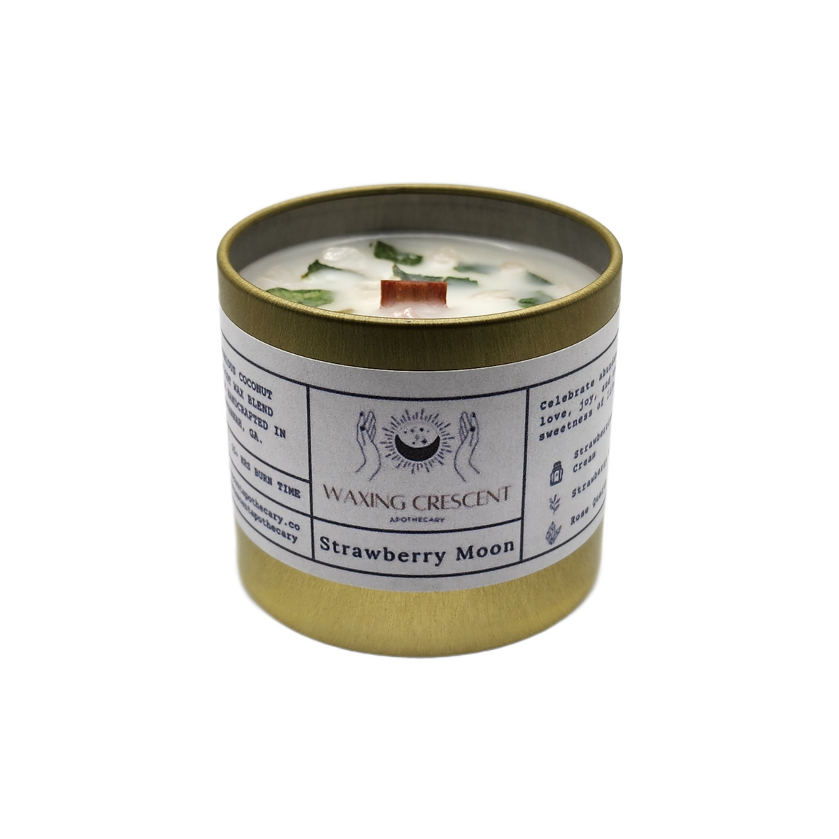 Strawberry Moon Mini Candle