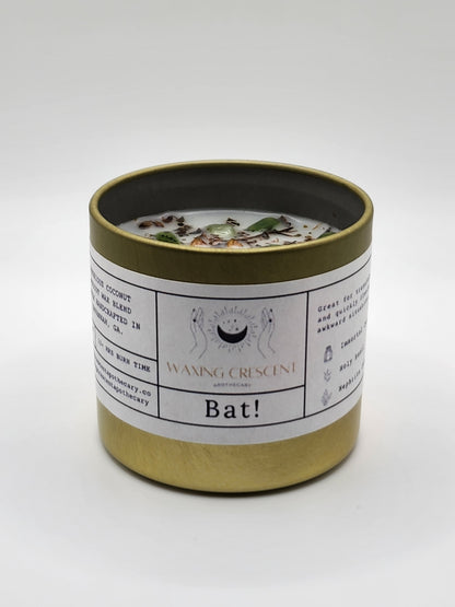 Bat! Mini Candle