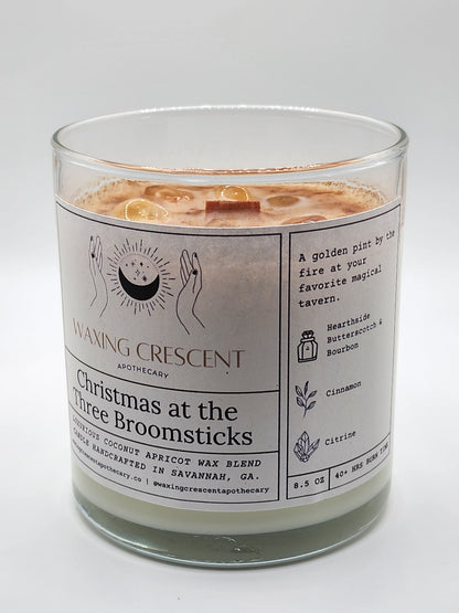 Christmas at the Three Broomsticks Candle