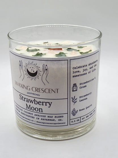 Strawberry Moon Candle