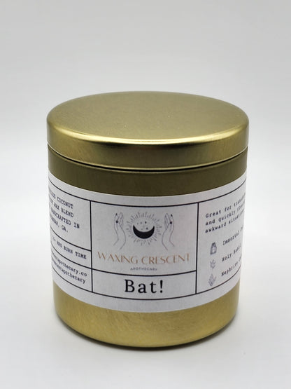 Bat! Mini Candle