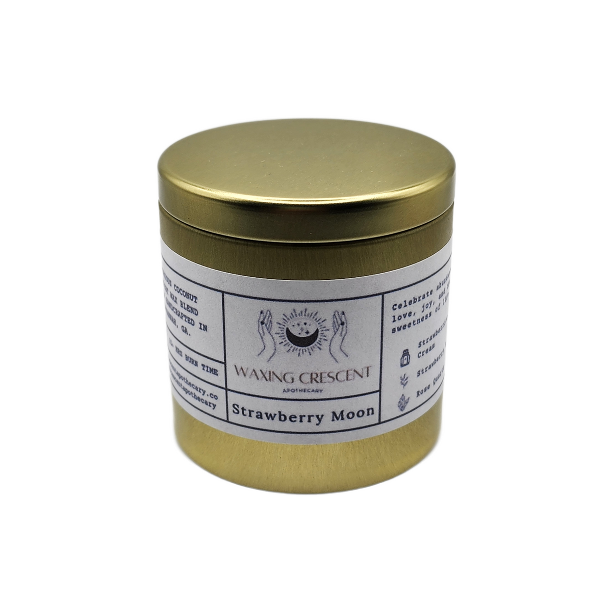 Strawberry Moon Mini Candle