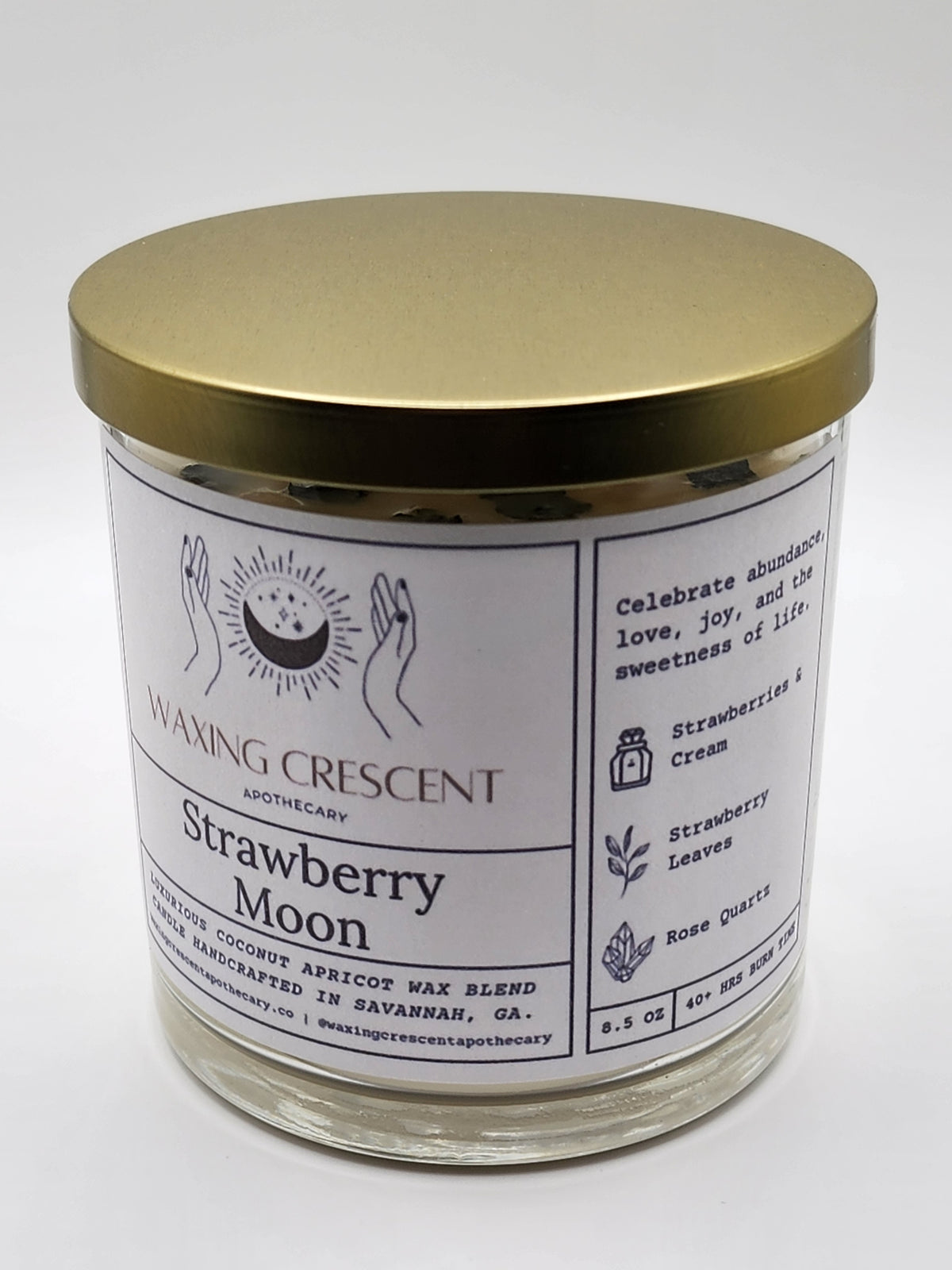 Strawberry Moon Candle